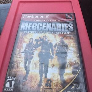 Sony PlayStation 2 Mercenaries: Playground of Destruction - Red and Black